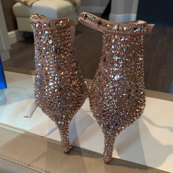 Stuart Weitzman Crystal Sandals - Picture 14 of 16